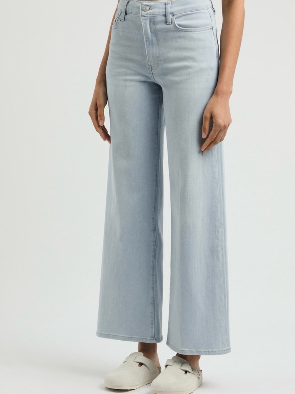 Frame  Le slim Palazzo Wide Leg Jeans Light Blue size 28